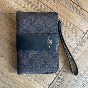 Coach Black Wristlet